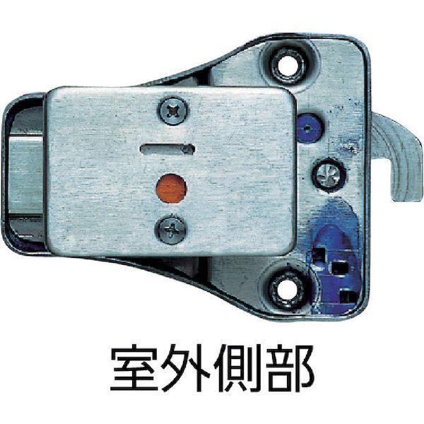 スガツネ工業 ＬＡＭＰ HC70H １４０１８３２５４ ＨＣ−７０Ｈステンレス鋼製引戸面付カマ錠 440-3819 |  | 01