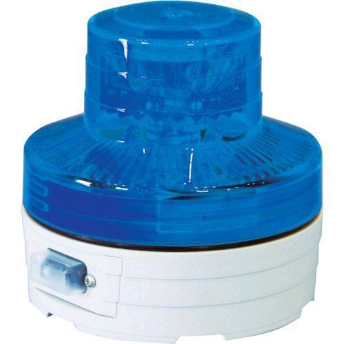 あすつく対応 「直送」 日動工業 NUBB 電池式ＬＥＤ回転灯ニコＵＦＯ 夜間自動点灯タイプ 青 | 