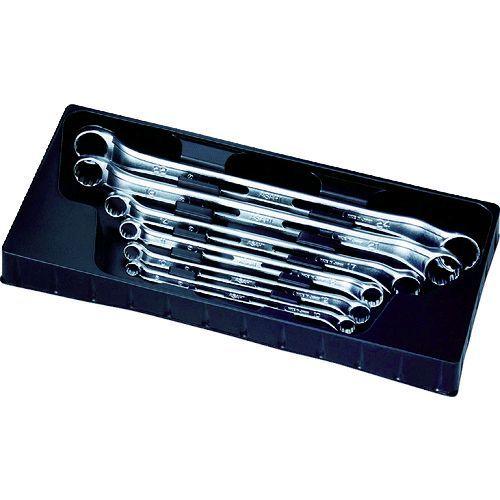 あすつく対応 「直送」 旭金属工業 旭金属工業 LOFS601 ライツールオフセット両口めがねレンチセット6本組 376-6098 | 