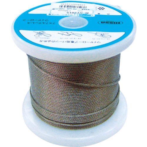 あすつく対応 「直送」 ニッサチェイン ニッサチェイン TSY8200 ステンレスワイヤーロープ 0．81mm×200m 360-5787 | 