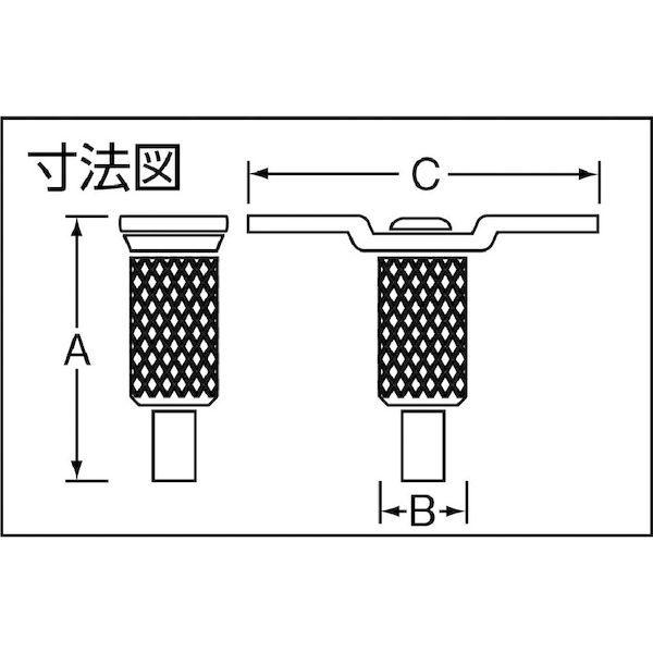 あすつく対応 「直送」 ニッサチェイン ニッサチェイン Y235 ディスプレイパーツ固定金具 ＢＹＰ−１５Ｆ−６ １個＝１ＰＫ 389-2654 |  | 05
