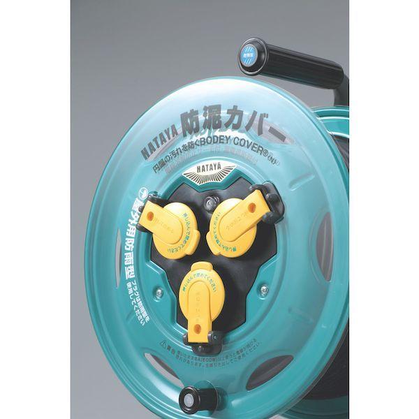 あすつく対応 「直送」 ハタヤリミテッド ハタヤ BN30K コードリール 防雨型業務用戦力リール 単相１００Ｖアース・ブレーカー付 ３０ｍ 370- |  | 05