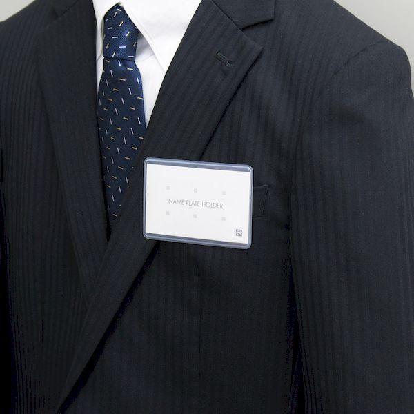 あすつく対応 「直送」 オープン工業 ＯＰ N4 ソフト名札 名刺サイズ 両用クリップ 10枚 400-5872 N-4 |  | 07