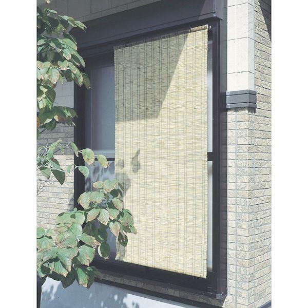 ワタナベ工業 FB7490 高級天然すだれ ふる里 小窓用 ブラウン 440-7393 |  | 02