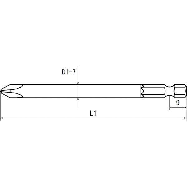 あすつく対応 「直送」 近江精機 近江 V172100 六角６．３５ 溝９差込 ＋２ 全長１００ 硬度Ｎ 406-1586 | ブランド登録なし | 01