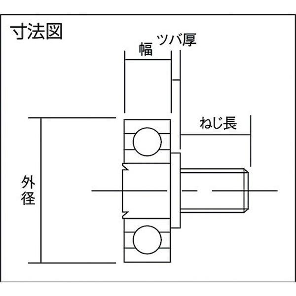 あすつく対応 「直送」 イースタン精工 イースタン 30ST6B3.5 六角溝ネジ付ベアリング 352-7433 |  | 02
