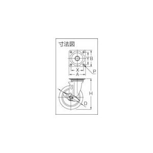 あすつく対応 「直送」 ワコーパレット ワコー AHG150NRBDSW エアーキャスター 自在車ストッパー付 １５０ｍｍ ホワイトゴム車 365-7671 |  | 02