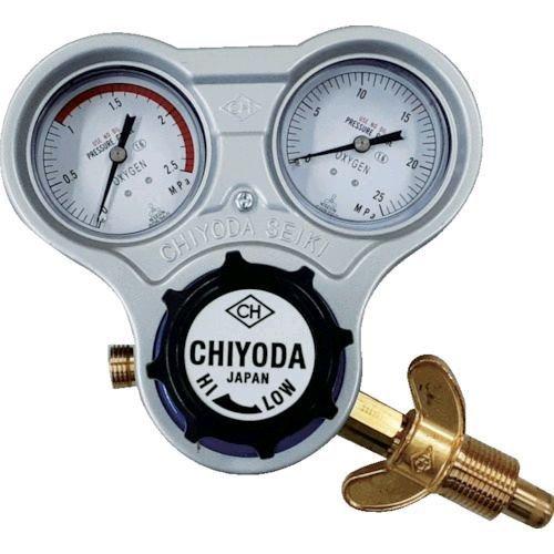 あすつく対応 「直送」 千代田精機 千代田 SROW 酸素用調整器スタウト 関西式 355-2675