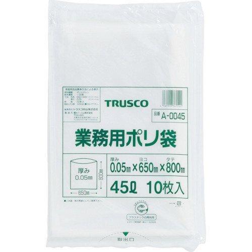 トラスコ中山（ＴＲＵＳＣＯ） ＴＲＵＳＣＯ　　　 A0020 業務用ポリ袋 厚み0．05X20L 10枚入 | 