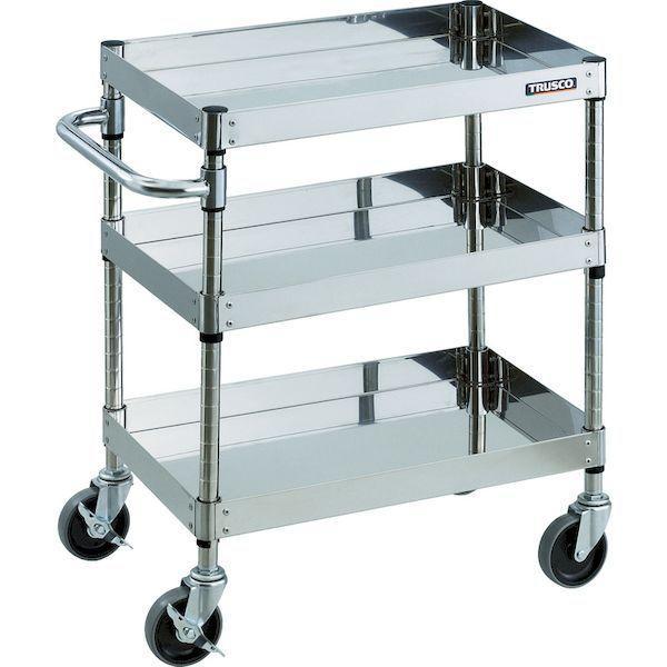 【個数：1個】 トラスコ中山 ＴＲＵＳＣＯ CPE364T ステンレス製ワゴン用棚板 クリーンフェニックスワゴン用 ＳＵＳ３０４ Ｗ６００×Ｄ４００ |  | 01