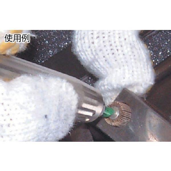 あすつく対応 「直送」 トラスコ中山 TRUSCO  SK1510100 ペーパーミニフラップホイール 外径15X幅10X軸径3 ＃100 |  | 01