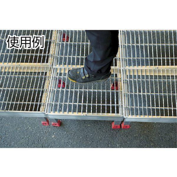 【個数：1個】 トラスコ中山 ＴＲＵＳＣＯ TASG4320 連結式グレーチング仕様アルミステップ 溝加工付 |  | 04