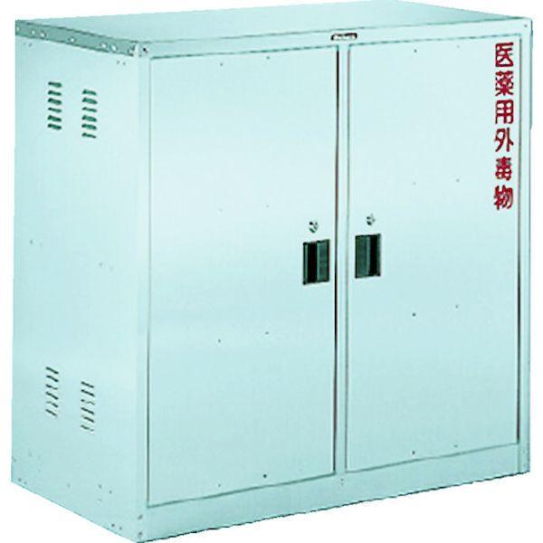 【個数：1個】ＴＲＵＳＣＯ TK-1HN 直送 代引不可 耐震薬品庫 両開型 900X500XH900 TK1HN |  | 02