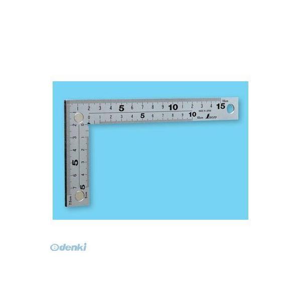 シンワ測定 シンワ 10435 曲尺厚手広巾　シルバー　１５cm　表裏同目　８段目盛　cm表示　マグネット付 | 