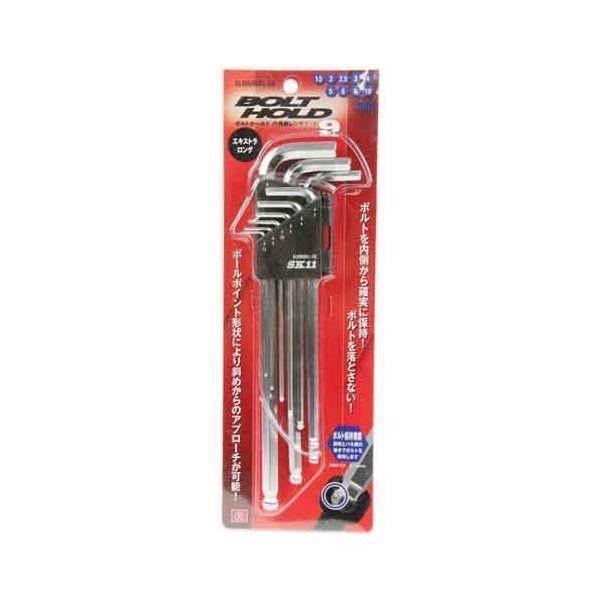 4977292209441 ボルトホールド六角棒レンチＳ SLBW09EL-SB SK11 エキストラロング 藤原産業 | 