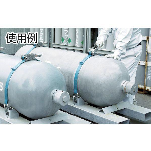 キトー BLR030HA010HA050 ベルトラッシング ラチェットバックル式 ５０ｍｍ幅 破断荷重３０ｋＮ 最大使用力７．５ｋＮ 両端フックＡタイ |  | 04