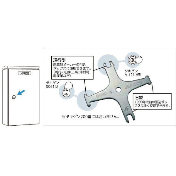 あすつく対応 「直送」 ジェフコム デンサン BMK4 盤用マルチキー 485-9979 |  | 01