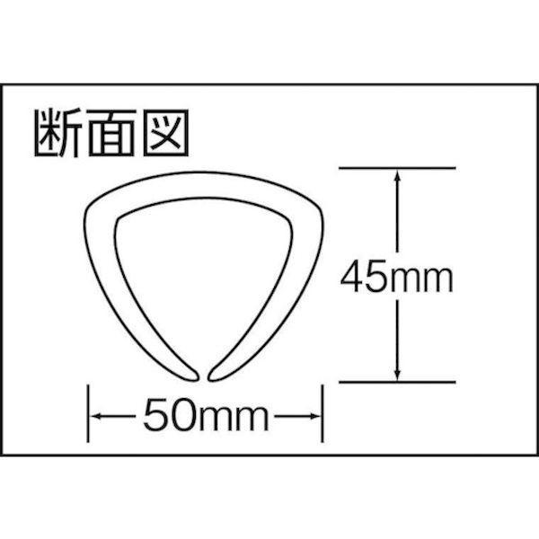 【個数：1個】ワニ印 000017 直送 代引不可 枠養生材 キャッチカバー 長さ1．7M 50本入 |  | 03