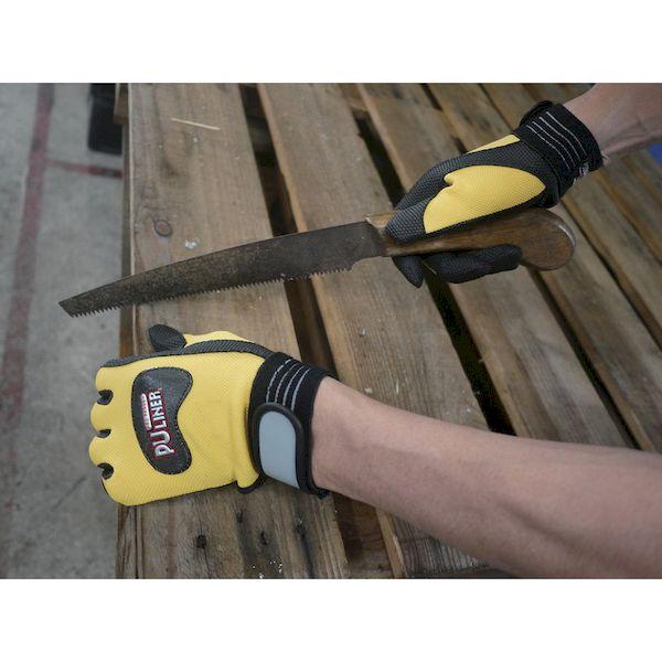 あすつく対応 「直送」 富士グローブ 0788 合成皮革手袋 ＰＵライナーアルファ グレイ Ｓ |  | 01