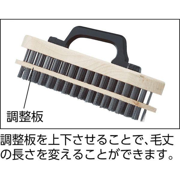 あすつく対応 「直送」 ＬＥＳＳＭＡＮＮ  140901 アジャスタブルハンドブラシ　鋼線 | LESSMANN | 01