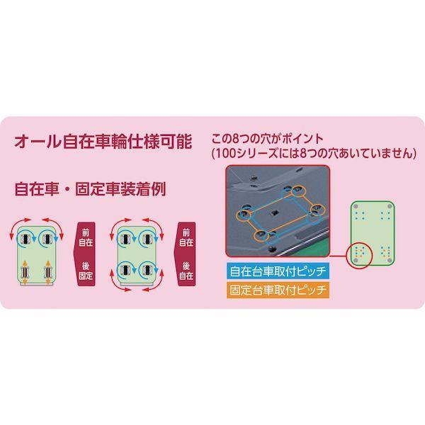 【個人宅配送不可】【個数：1個】ＴＲＵＳＣＯ 302N 直送 代引不可・他メーカー同梱不可 プレス製台車 ドンキーカート 固定式９１５×６１５ プレ |  | 01