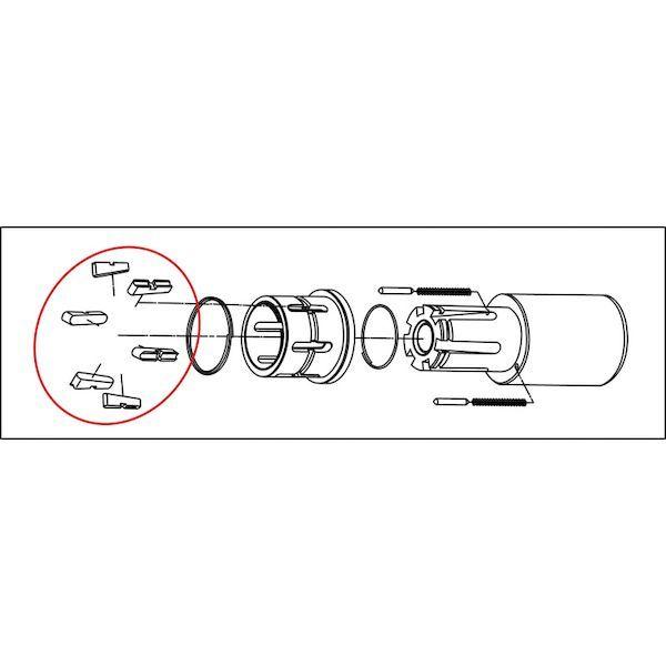 あすつく対応 「直送」 アサダ  36145 ニップルマックス爪１１／２ −２１／２ |  | 03