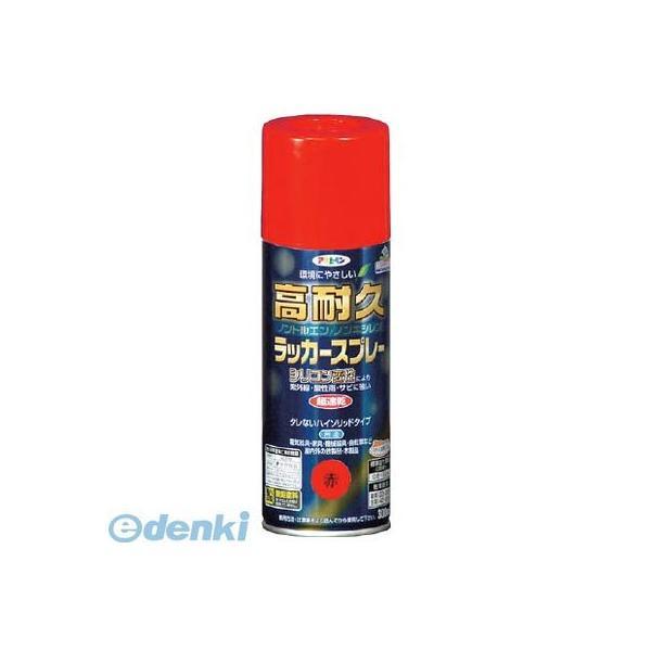 あさってつく対応 直送 代引不可・他メーカー同梱不可 アサヒペン 551337 高耐久ラッカースプレー３００ＭＬ 赤 551337 スプレー塗料 49 | 