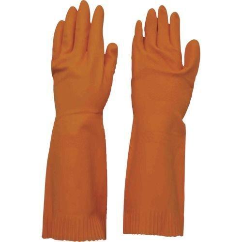 あすつく対応 「直送」 ダンロップ  6332 天然ゴム厚手　裏毛付　ＭＬ　オレンジ | 