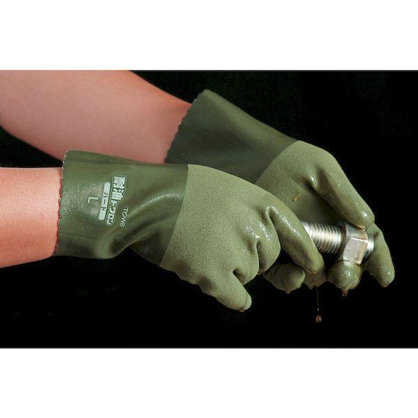 あすつく対応 「直送」 トワロン  965L まとめ買い ニトリルゴム手袋 耐油ハード Ｌ １０双入 |  | 05