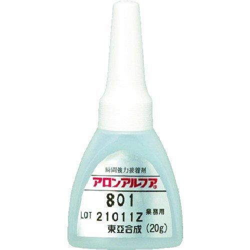 あすつく対応 「直送」 アロン AA801AL20 瞬間接着剤 アルフア ８０１ 扁平ＡＬ ２０ｇ | 