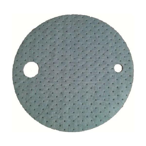 【個数：1個】ＪＯＨＮＡＮ AD550 吸収材 シートタイプ 油吸収材 ドラム缶用マット ２５枚入 油吸収量２０Ｌ | 