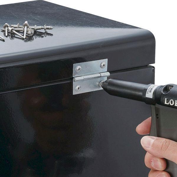 あすつく対応 「直送」 エビ  AP43EB ＡＰリベット アルミニウム／スティール製 ４−３ ３００本入 エコＢＯＸ ロブテックス |  | 02