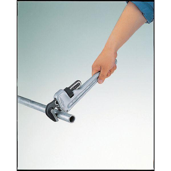 スーパー［AP600E］ アルミ製ストレートパイプレンチ 本体全長：５００ スーパーツール SUPERTOOL 4967521313650 |  | 02