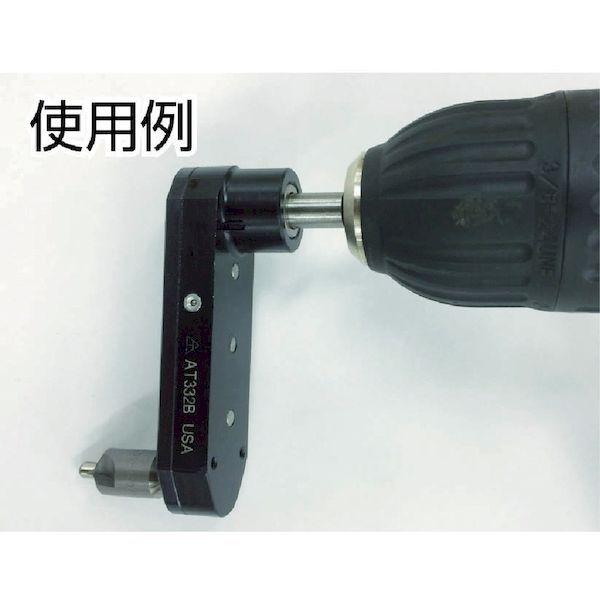 あすつく対応 「直送」 ＡＴＩ  ATI333B アングルドリルアタッチメント逆１８０度オフセット１／４ | ブランド登録なし | 01