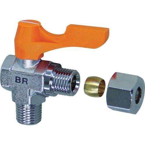 あすつく対応 「直送」 ＡＳＯＨ  BR3310 ボールバルブ エースボール リングジョイント型 ＰＴ３／８×Φ１０ アソー BR-3310 | 