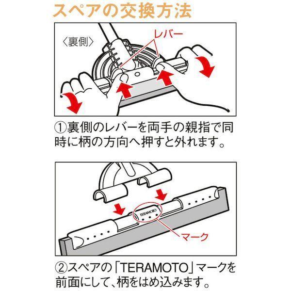 【個数：1個】テラモト CL3680480 直送 代引不可・他メーカー同梱不可 フリードライヤー ４８ｃｍ ワイパー CL-368-048-0 TER |  | 02