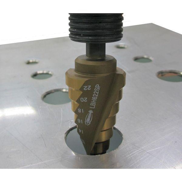 あすつく対応 「直送」 エビ  LBH521SPN スパイラルステージドリル ノンコーティング ９段 六角軸 ５−２１ ロブテックス 9段 ノンコーティング 六角軸 5-21 |  | 01