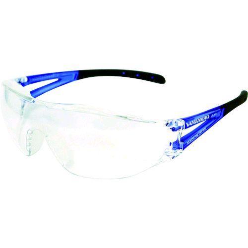 あすつく対応 「直送」 スワン  LF401 　一眼型セーフティグラス レンズ色クリア テンプルカラーブルー ＪＩＳ規格品 １０２２４４０１６８ | 
