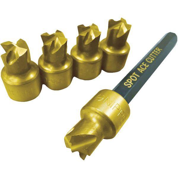 あすつく対応 「直送」 日平  MH85GQB スポットエースカッター クワトロ 用替刃 ８．２ｍｍ １袋 ＰＫ ＝１０個 |  | 02