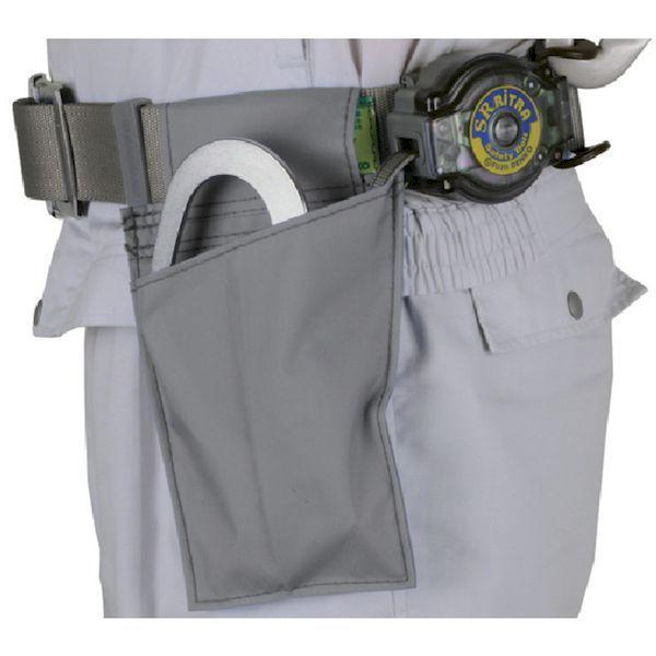 あすつく対応 「直送」 ツヨロン  MR46SLHD 胴ベルト型墜落制止用器具用 ＭＲ−４６ ロープ収納袋 シルバー １８０×２００ | ブランド登録なし | 01