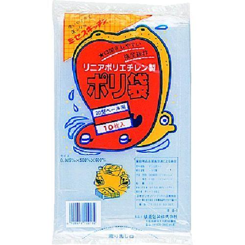 あすつく対応 「直送」 積水  N9638 ２０型ポリ袋　透明　＃８ | 