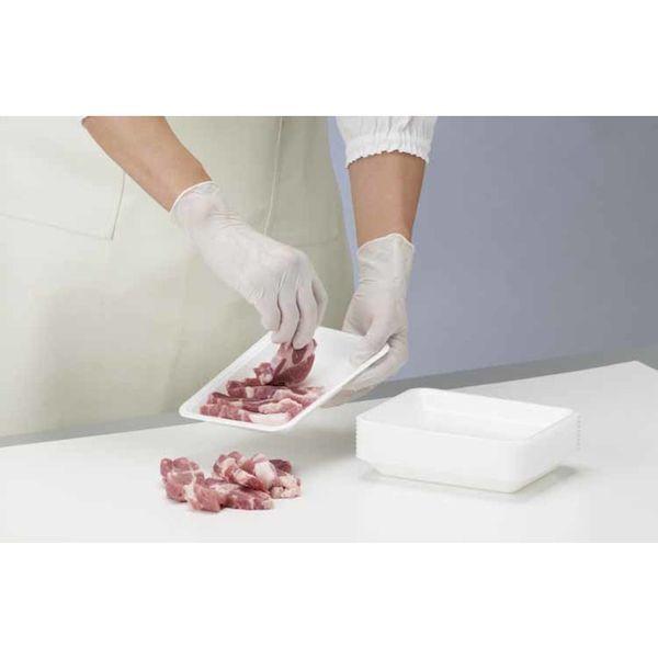 あすつく対応 「直送」 ショーワ  NO884M ニトリルゴム使い捨て手袋 Ｎｏ８８４ ニトリスト・ホワイト １００枚入 Ｍサイズ |  | 03