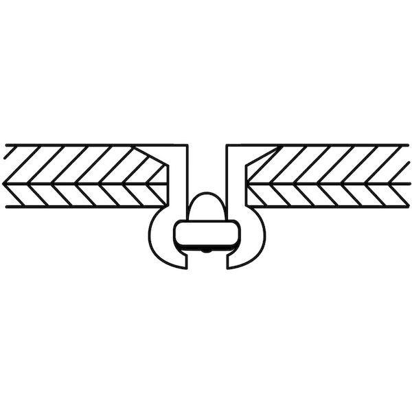 あすつく対応 「直送」 エビ［NSA44KEB］ ブラインドリベット・皿頭 エコＢＯＸ アルミ／スティール ４−４ ３００本入 ロブテックス エコBOX |  | 02