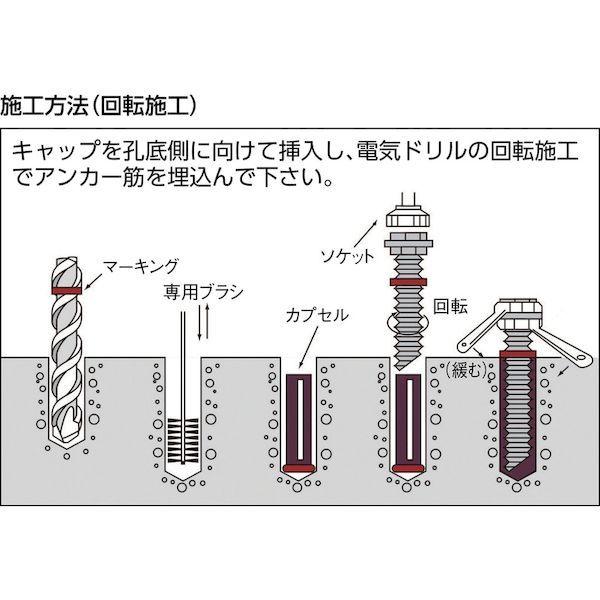ＤＥＣＯＬＵＸＥ  R12N ケミカルアンカー Ｒタイプ −Ｎ 回転及び回転打撃型 穿孔深さ１００穿孔深さ１００ |  | 02