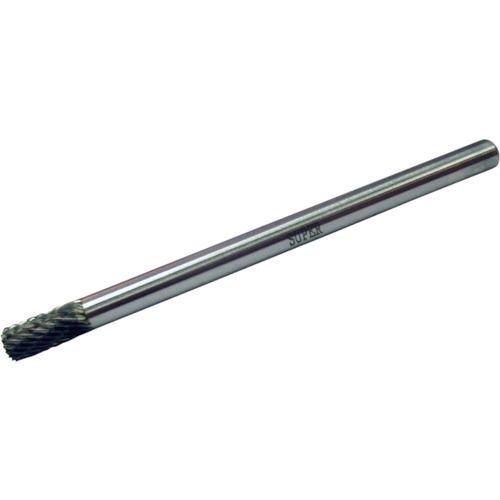 あすつく対応 「直送」 スーパー  SB1C04M 超硬バー ミドルシャンク シャンク長：８０ｍｍ ロー付タイプ 円筒型 ダブルカット 刃径：６．０ロー付タイプ 円筒型 | 