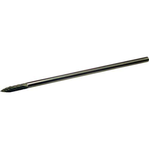 スーパー  SB4A0375 超硬バー ロングシャンク オール超硬 ポイント型 ダブルカット 刃径３．０ｍｍ 軸径３．０ｍｍ 全長７５ スーパーツール スーパー超硬バー | 