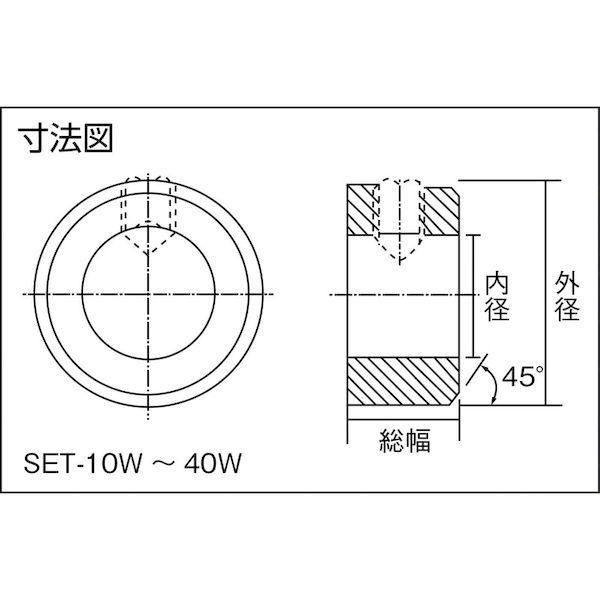 あすつく対応 「直送」 ＥＶＮ  SET55W セットカラー（メッキ） 内径５５×外径８０×幅１８ｍｍ SET-55W エバオン | ブランド登録なし | 02