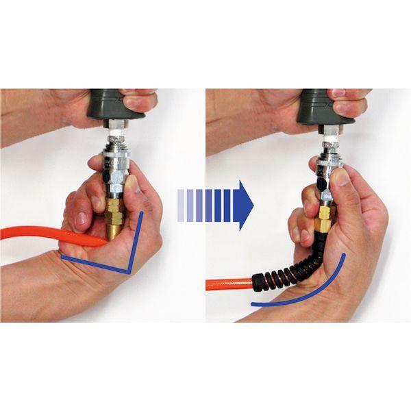 あすつく対応 「直送」 【個数：1個】 ＴＲＩＥＮＳ  SHS210A エアーホースリール　内径６．５ｍｍ×１０ｍ | ブランド登録なし | 03