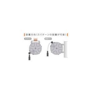 あすつく対応 「直送」 【個数：1個】ＴＲＩＥＮＳ  SHS306A エアーホースリール 内径８ｍｍ×６ｍ |  | 01