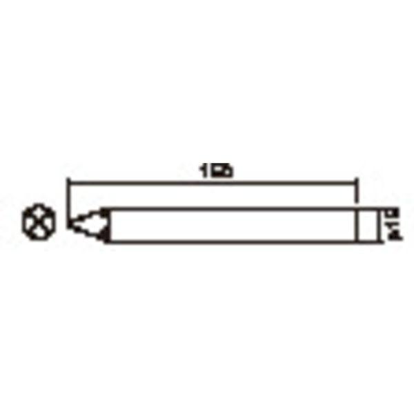ＳＵＲＥ  SS200202IJTS ハンダゴテ用コテ先　ＳＳ−２０２Ｉ／ＳＳ−２０２Ｊ用 |  | 02